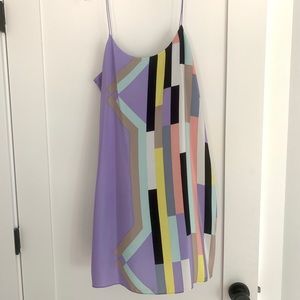 Tibi multi-colored sulk slip dress 8